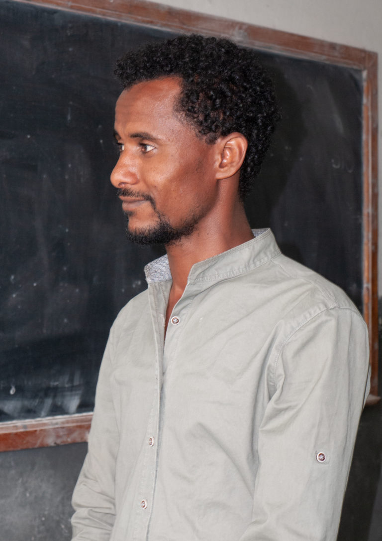 Teacher at the Green Flower Foundation Farm.